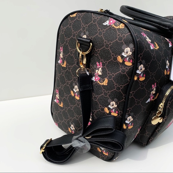 Disney Mickie & Minnie Travel Bag / Weekender - Picture 9 of 12
